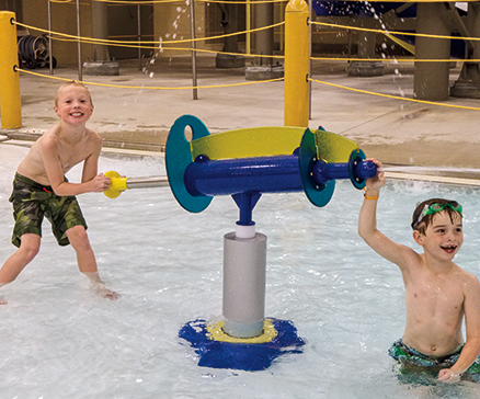 JetStream interactive aquatic playground equipment