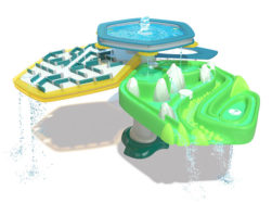 Splash Pad accessible water table