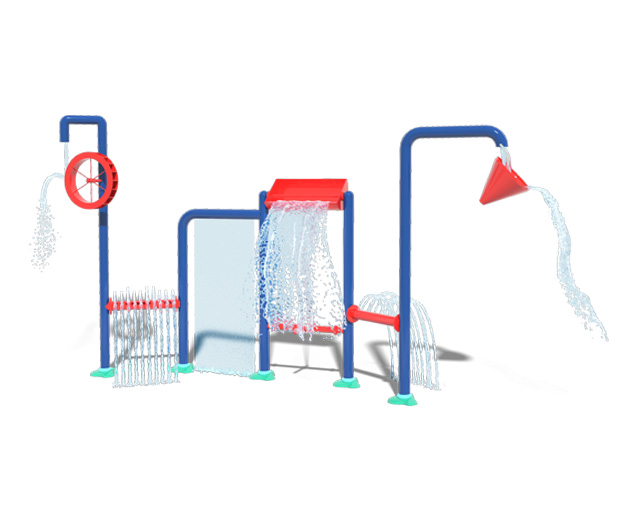 Water Park Playset System MultiPlay Tubular Aquatix