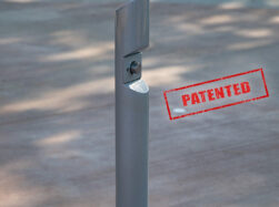 Patented HydroLogix Activation Bollard activation button