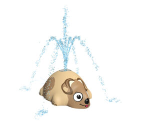 Rendering of TotPack Puppy toddler spray feature