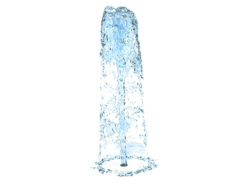 Mini Pillar ground spray feature for splash pads