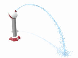 render of aim n spray bobber water feature