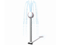 render of Sports Water Shower Baseball