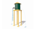 render of water tower water park feature