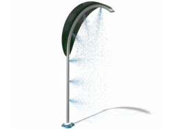 Render of Misting Palm spray park feature