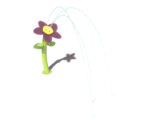 FloraSwirl flower-shaped water spray feature