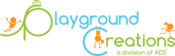 Logo for splash pad rep playground creations