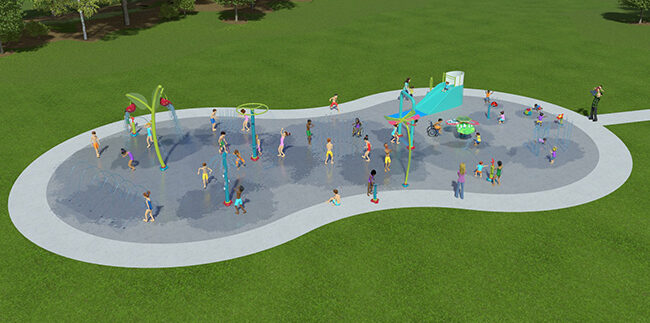 Conrad Splash Park in Conrad, Montana