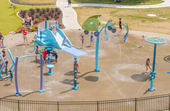 Harbin Park splash pad hero image