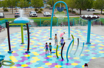 Manzano Mesa Park splash pad hero