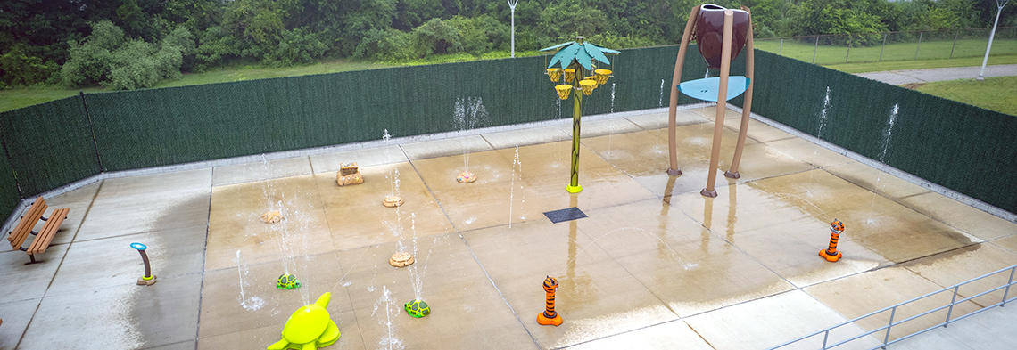 Newbridge Road Park Splash Pad hero image