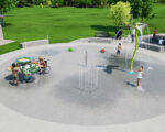 AquaSmart Package C rendering showing children playing