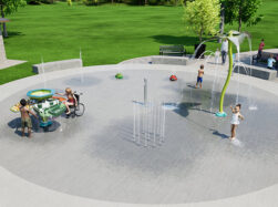 AquaSmart Package C rendering showing children playing