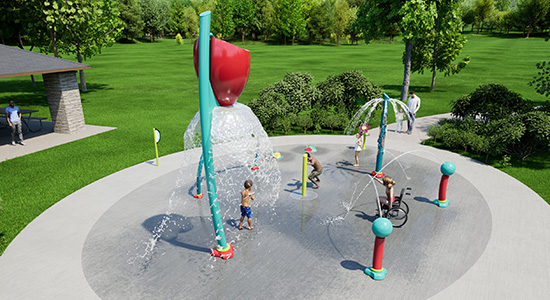 Wide shot rendering of AquaSmart I Package from Aquatix