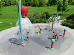 Overhead view of AquaSmart Package I rendering