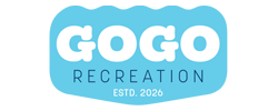Logo for playground and splash play representative, GOGO Recreation
